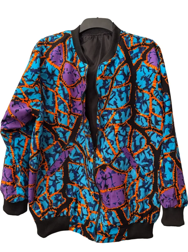 Cracked Earth Bomber Jacket - Image 3