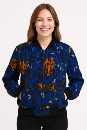 Ankara Multi-Coloured Bomber Jacket