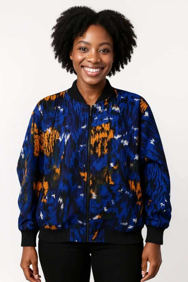Electric Jungle Bomber Jacket - Image 2