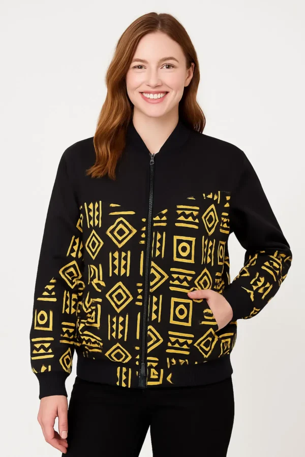 Multicoloured unisex ankara jacket