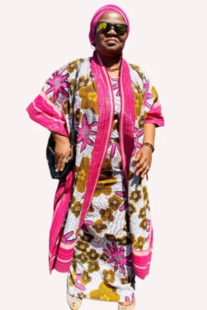 Darraa 3-piece ankara kimono